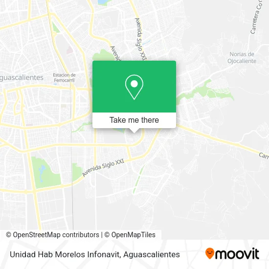 Mapa de Unidad Hab Morelos Infonavit