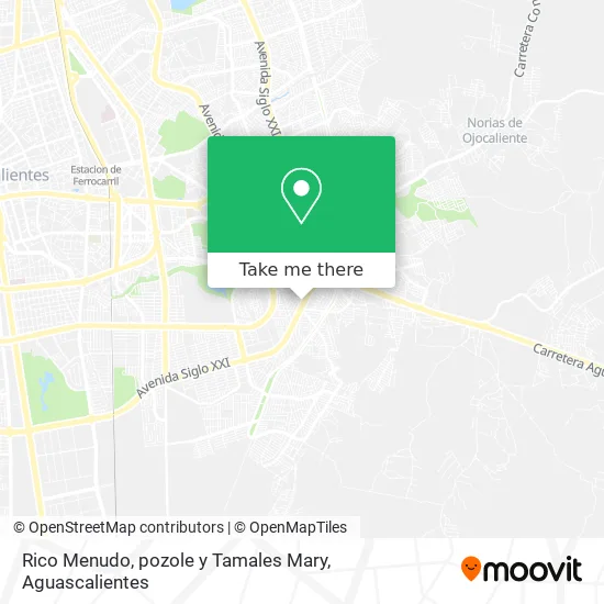 Rico Menudo, pozole y Tamales Mary map