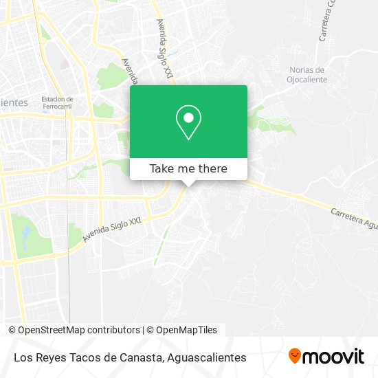 Los Reyes Tacos de Canasta map