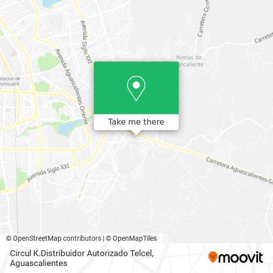 Circul K.Distribuidor Autorizado Telcel map
