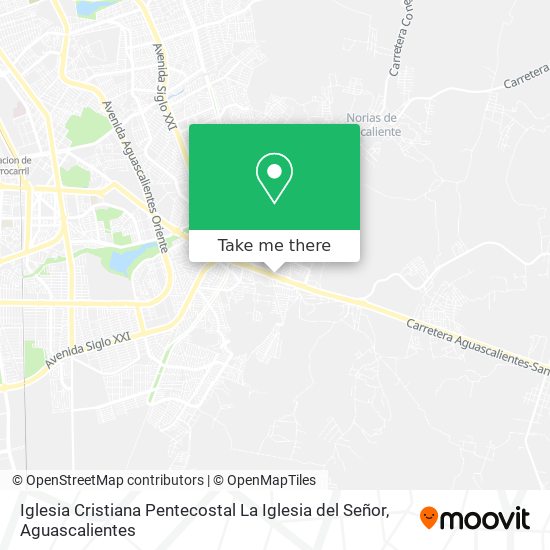 Iglesia Cristiana Pentecostal La Iglesia del Señor map