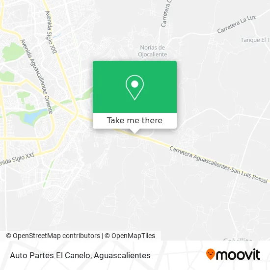 Auto Partes El Canelo map