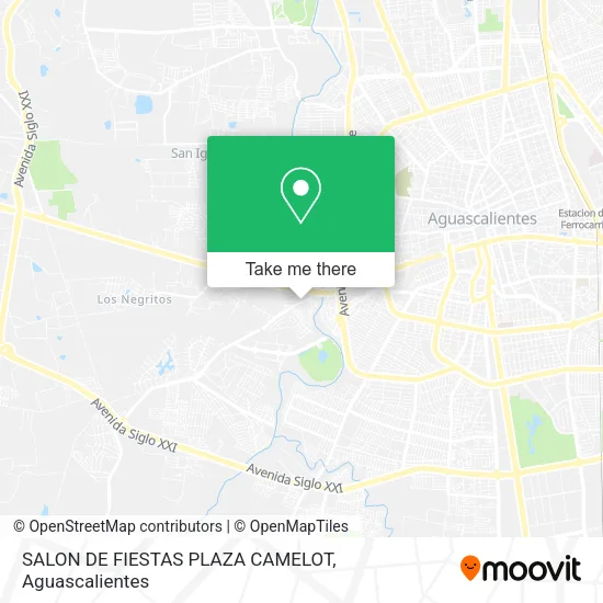 SALON DE FIESTAS PLAZA CAMELOT map