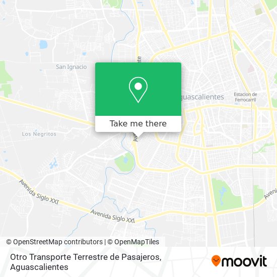 Otro Transporte Terrestre de Pasajeros map