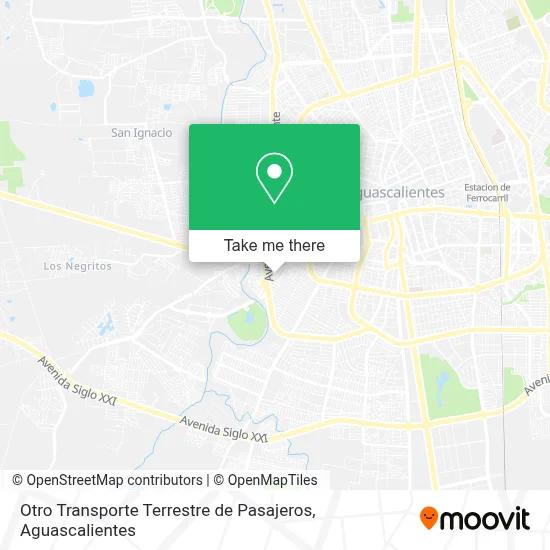 Otro Transporte Terrestre de Pasajeros map