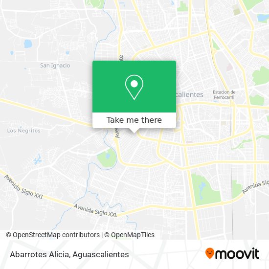 Abarrotes Alicia map