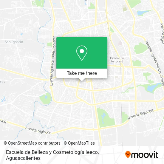 Escuela de Belleza y Cosmetología Ieeco map