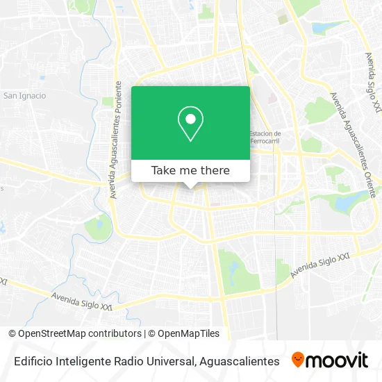 Edificio Inteligente Radio Universal map