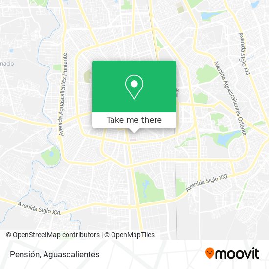 Mapa de Pensión