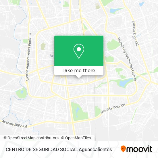 Mapa de CENTRO DE SEGURIDAD SOCIAL