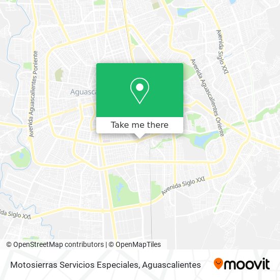 Motosierras Servicios Especiales map