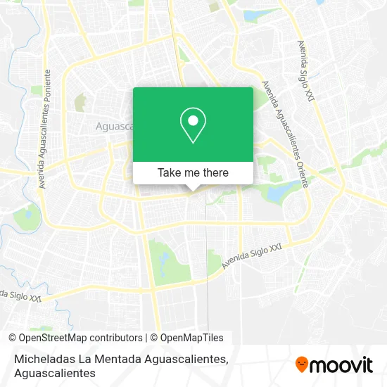 Micheladas La Mentada Aguascalientes map
