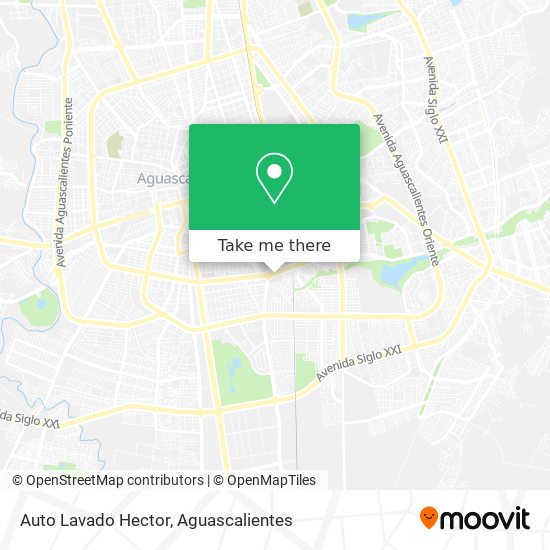 Mapa de Auto Lavado Hector