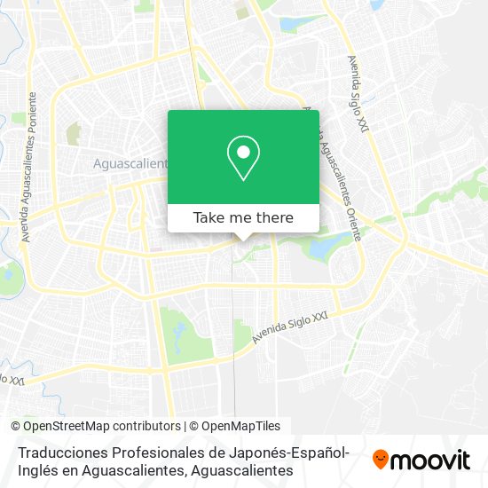 Traducciones Profesionales de Japonés-Español-Inglés en Aguascalientes map