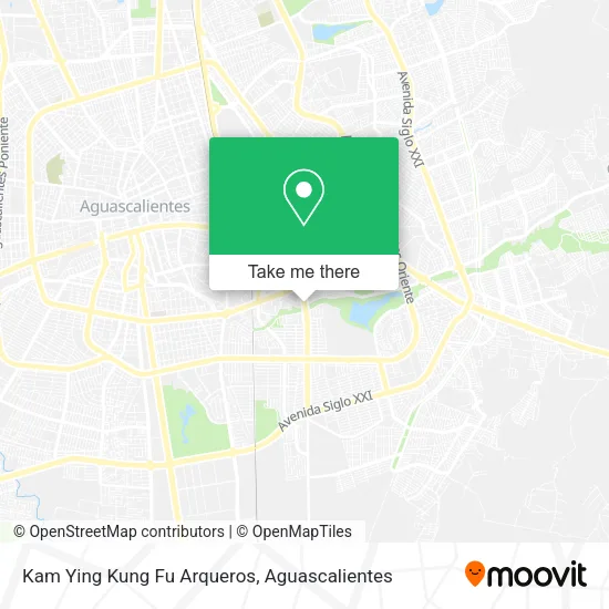 Mapa de Kam Ying Kung Fu Arqueros