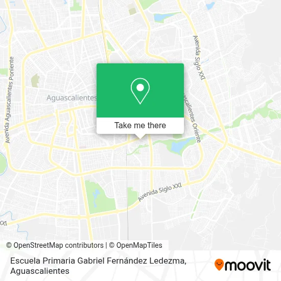 Escuela Primaria Gabriel Fernández Ledezma map