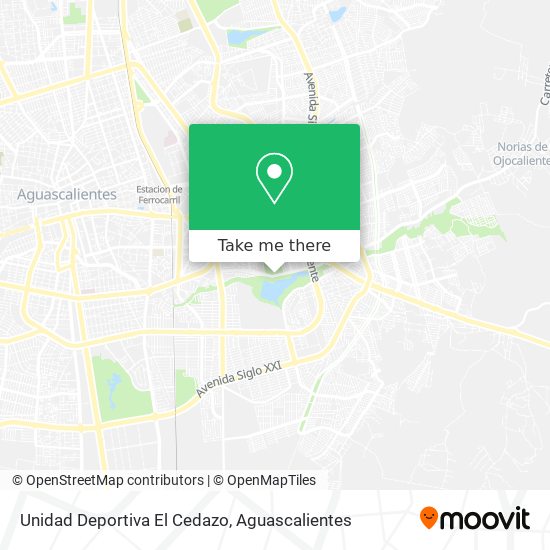 Mapa de Unidad Deportiva El Cedazo