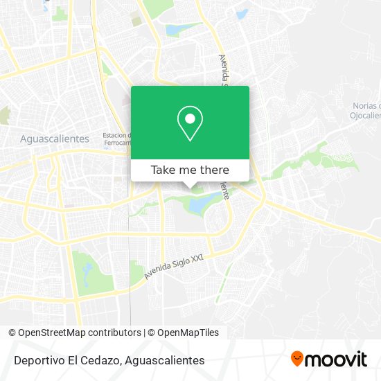 Deportivo El Cedazo map