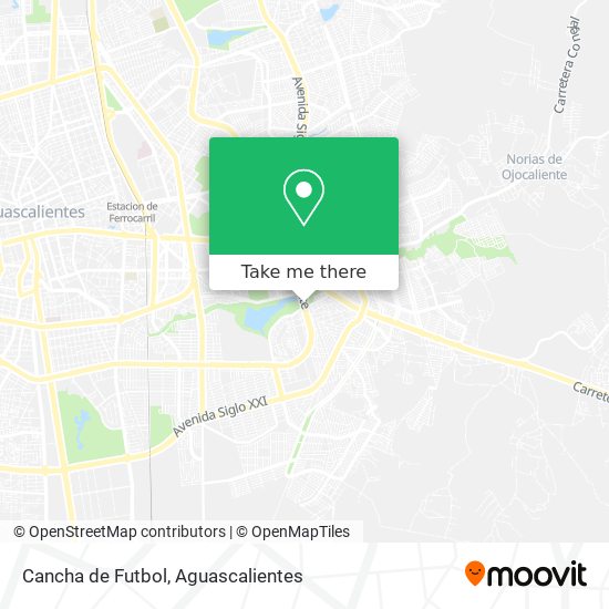 Mapa de Cancha de Futbol
