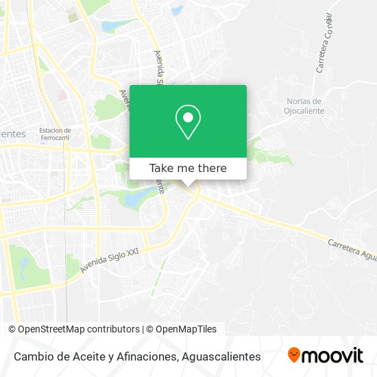 Mapa de Cambio de Aceite y Afinaciones