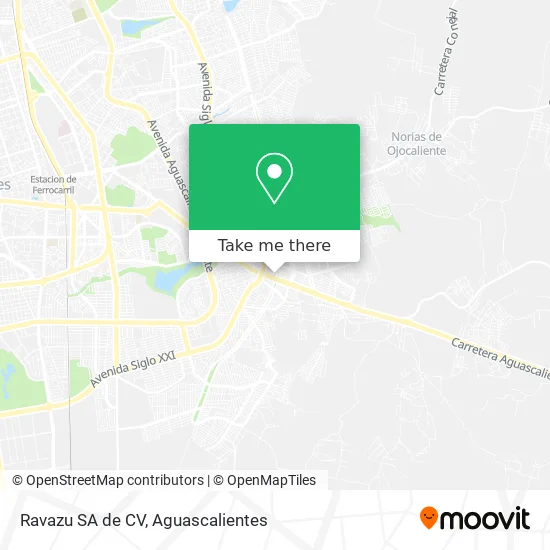 Ravazu SA de CV map