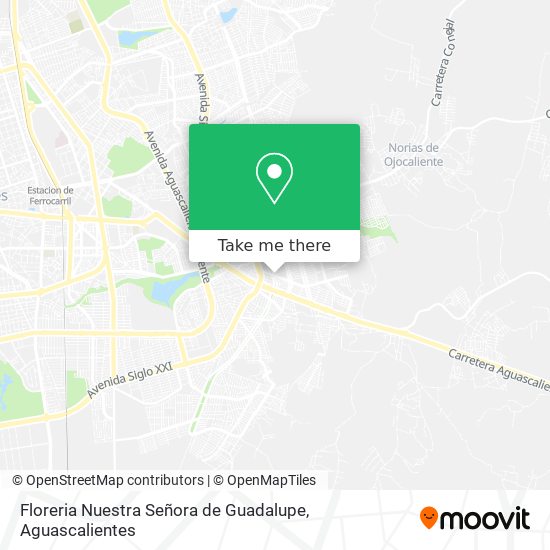 Floreria Nuestra Señora de Guadalupe map