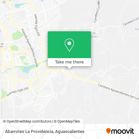 Mapa de Abarrotes La Providencia