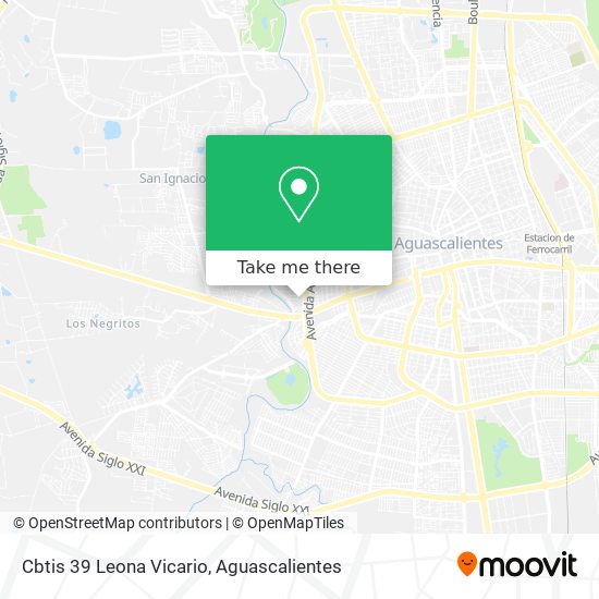 Cbtis 39 Leona Vicario map