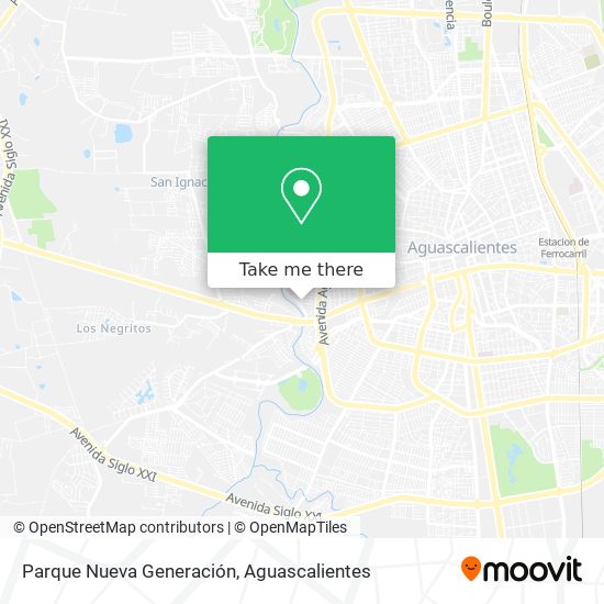 Parque Nueva Generación map
