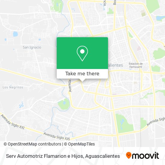 Serv Automotriz Flamarion e Hijos map