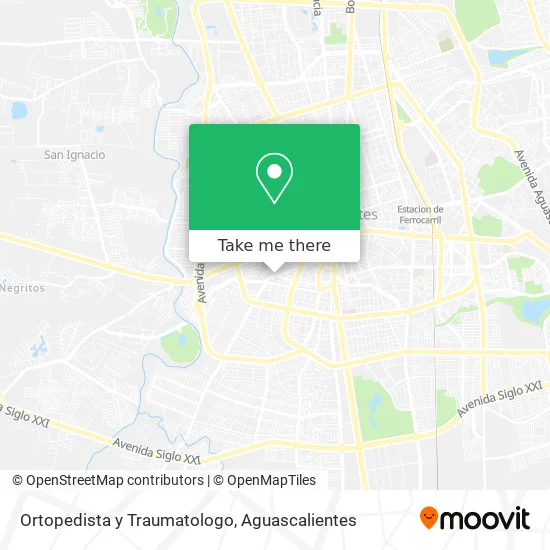 Ortopedista y Traumatologo map