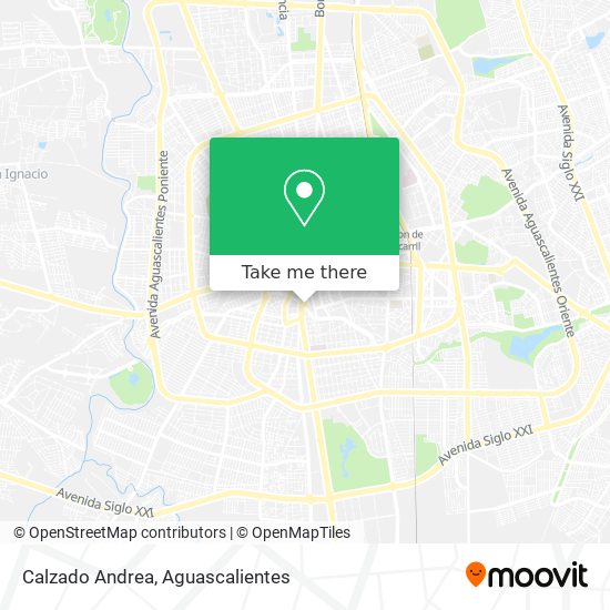 Mapa de Calzado Andrea