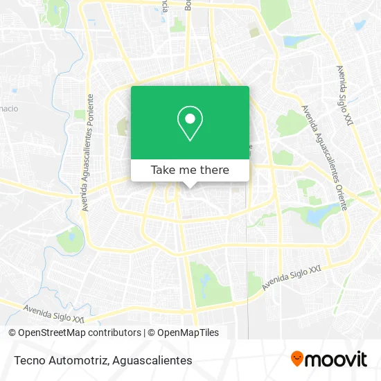 Tecno Automotriz map