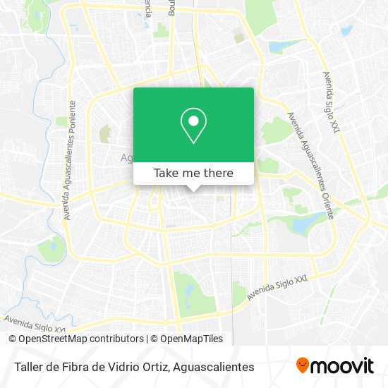 Taller de Fibra de Vidrio Ortiz map