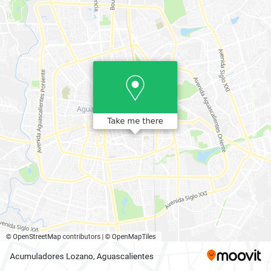 Acumuladores Lozano map