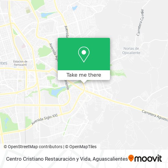 Centro Cristiano Restauración y Vida map
