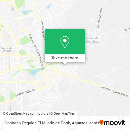 Mapa de Cositas y Regalos El Mundo de Pooh