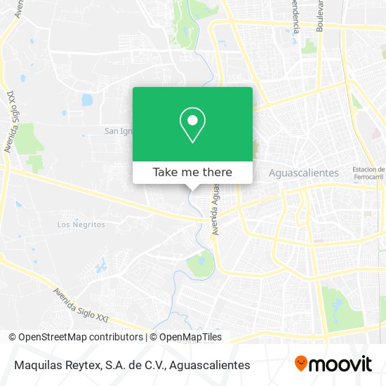 Maquilas Reytex, S.A. de C.V. map