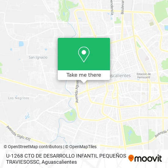 U-1268 CTO DE DESARROLLO INFANTIL PEQUEÑOS TRAVIESOSSC map