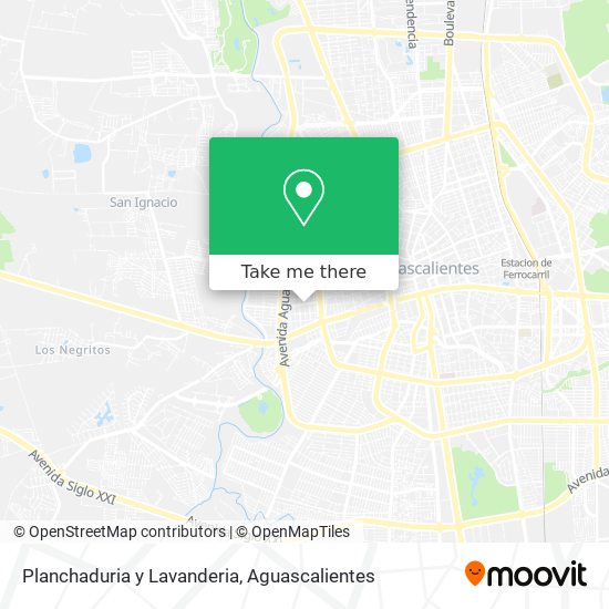 Planchaduria y Lavanderia map