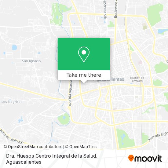 Dra. Huesos Centro Integral de la Salud map