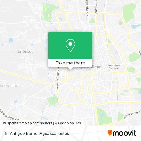 El Antiguo Barrio map