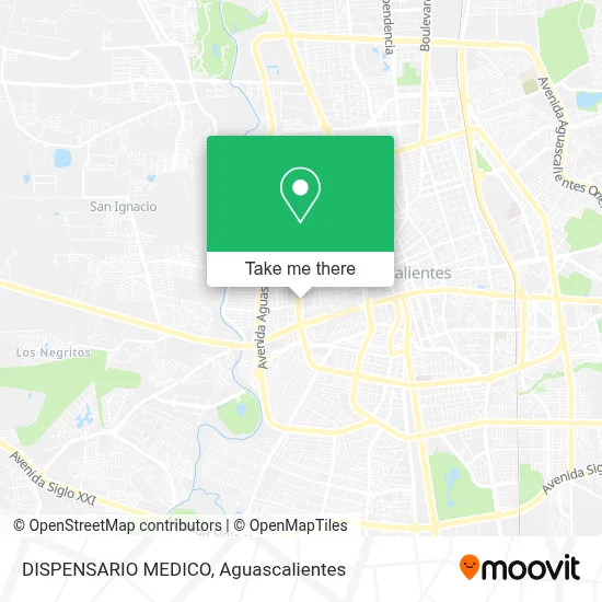 DISPENSARIO MEDICO map