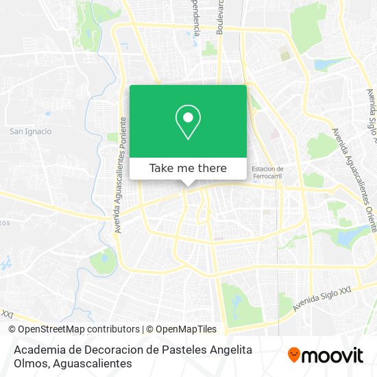 Academia de Decoracion de Pasteles Angelita Olmos map