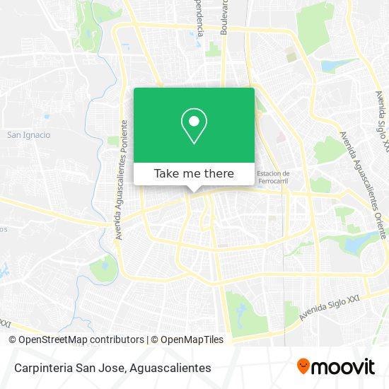 Carpinteria San Jose map