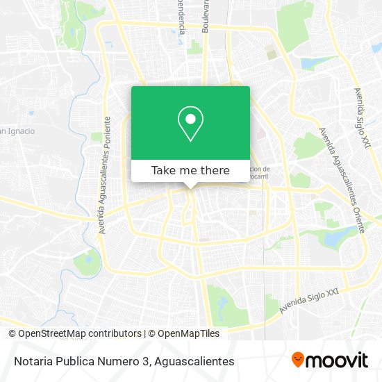 Mapa de Notaria Publica Numero 3