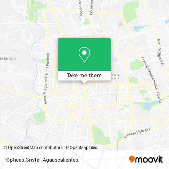 Opticas Cristal map