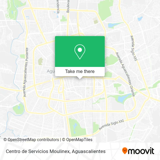 Centro de Servicios Moulinex map