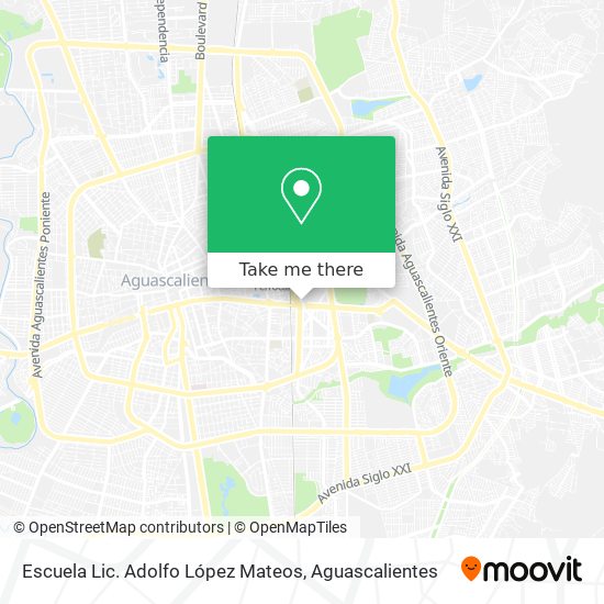 Mapa de Escuela Lic. Adolfo López Mateos