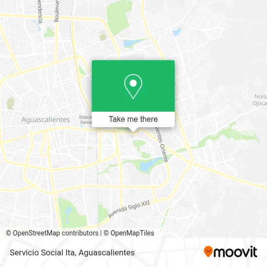 Servicio Social Ita map